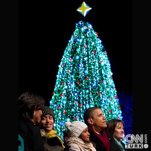 Beyaz Sarayın ağacı ışıklandırıldı 3