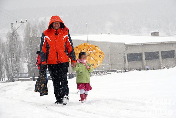 Bahar karı yurtta ulaşımı aksatıyor! 12