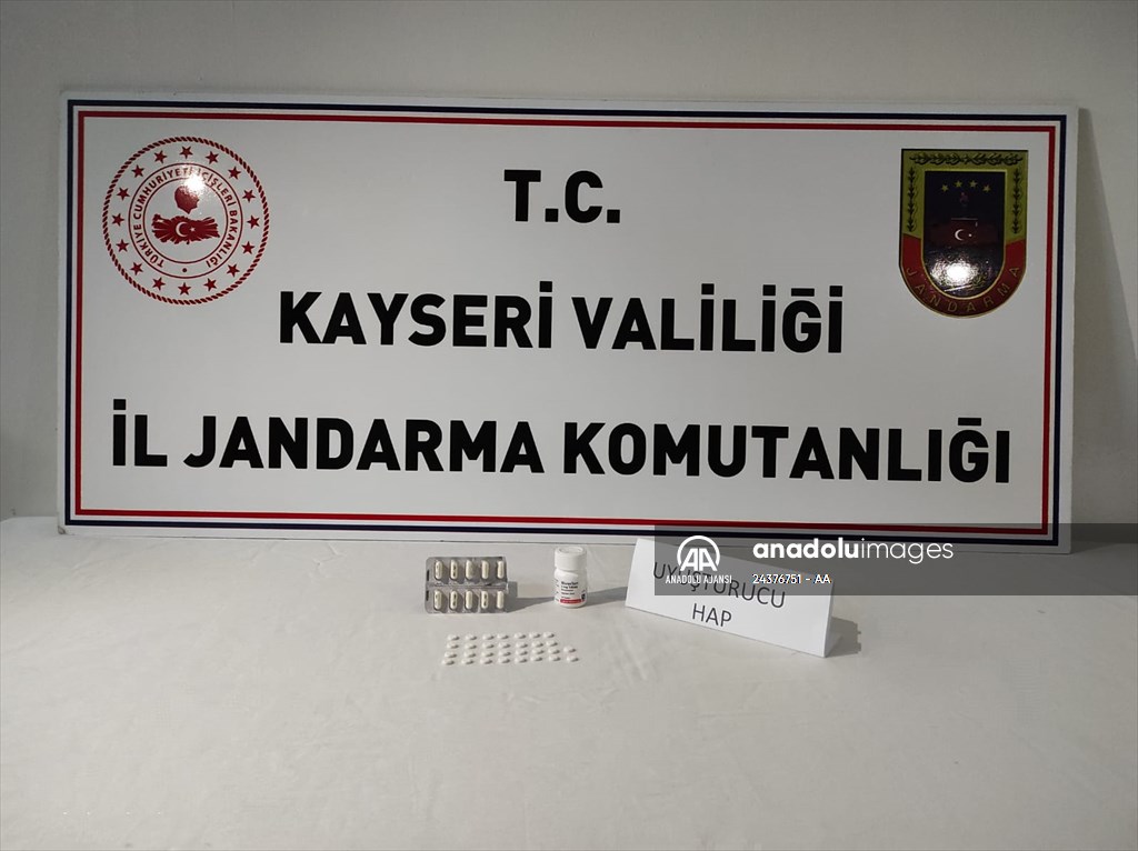 Kayseri'de uyuşturucu operasyonunda 1 şüpheli yakalandı