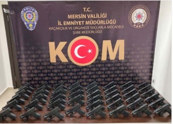 Mersin Emniyetinden GLOCK marka silah operasyonu