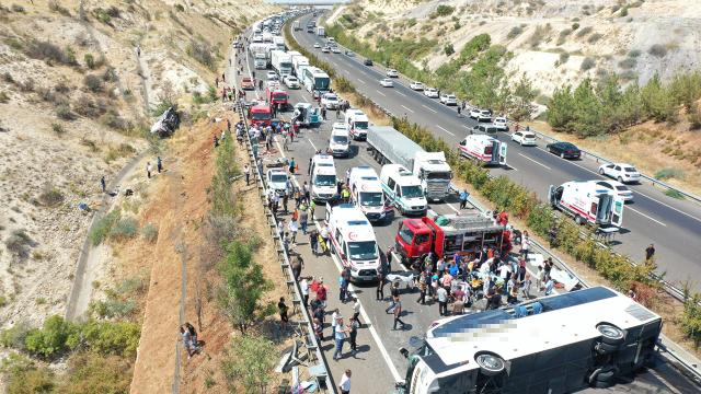 Gaziantep ve Mardin'deki kazalar için Türkiye'ye taziye mesajı