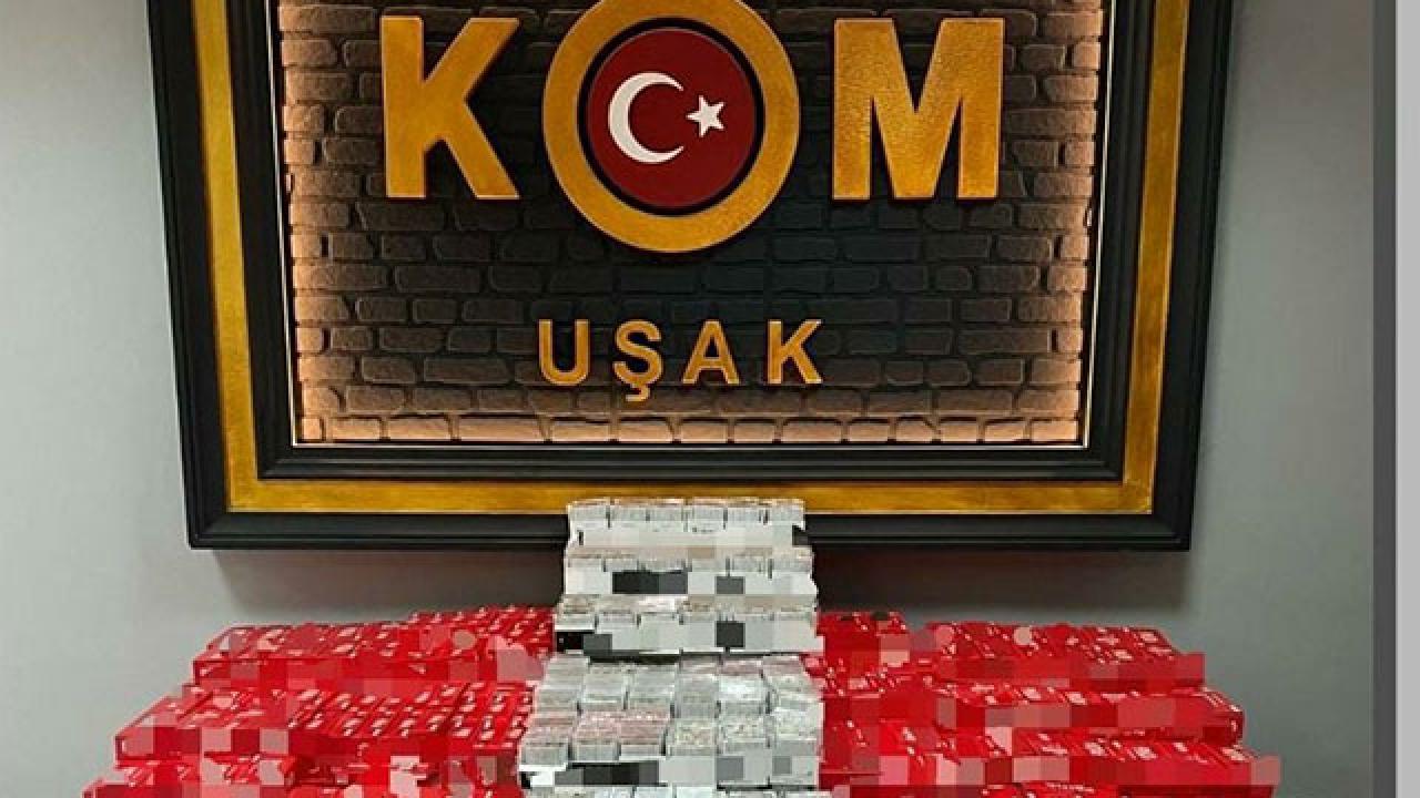 Uşak'ta 13 Milyon 185 Bin MAKARON ele geçirildi!