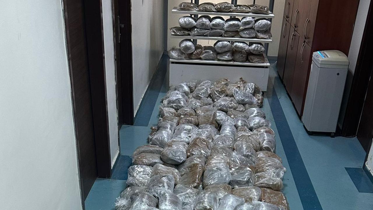 Adana'da 158 kilo esrar ele geçirildi: 1 Tutuklama