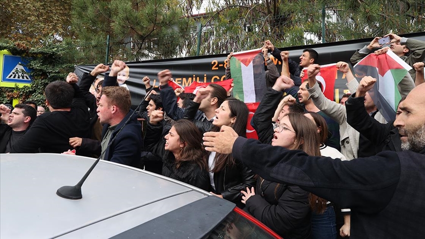 Blinken'ın Türkiye ziyareti protesto edildi