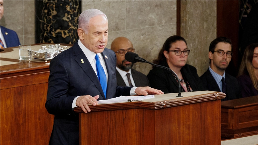 Netanyahu, ABD Kongresi'ndeki konuşmasında "Refah'ta hiç sivil öldürülmediğini" savundu