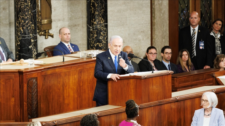 ABD Kongresinde Cumhuriyetçi ve Demokratların önde gelenlerinin Netanyahu'ya desteği dikkati çekti