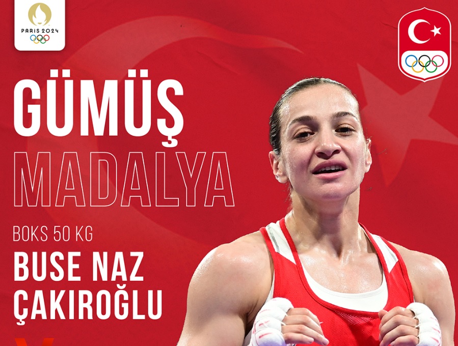 Paris 2024: Buse Naz Çakıroğlu’ndan kadınlar 50 kg boksta gümüş madalya