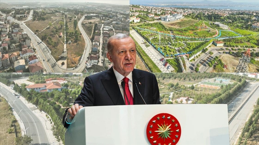 Cumhurbaşkanı Erdoğan, Kocaeli'de 3 millet bahçesinin açılışını gerçekleştirecek