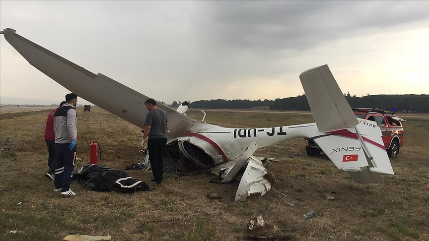 Bursa'da eğitim uçağının düşmesi sonucu iki pilot öldü!