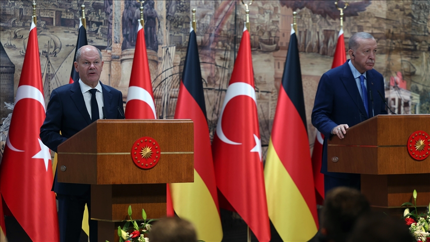 Scholz: (İsrail-Filistin) Ateşkes bu çatışmanın yayılmasını engellemek için şarttır