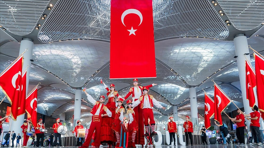 İstanbul Havalimanı'nda Cumhuriyet Bayramı özel etkinliklerle kutlanıyor