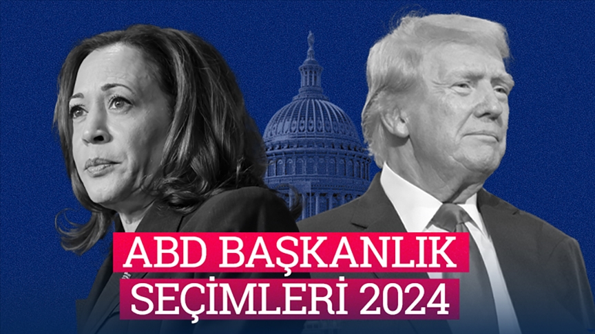 ABD'de başkanlık seçim gününe Harris ile Trump başa baş giriyor