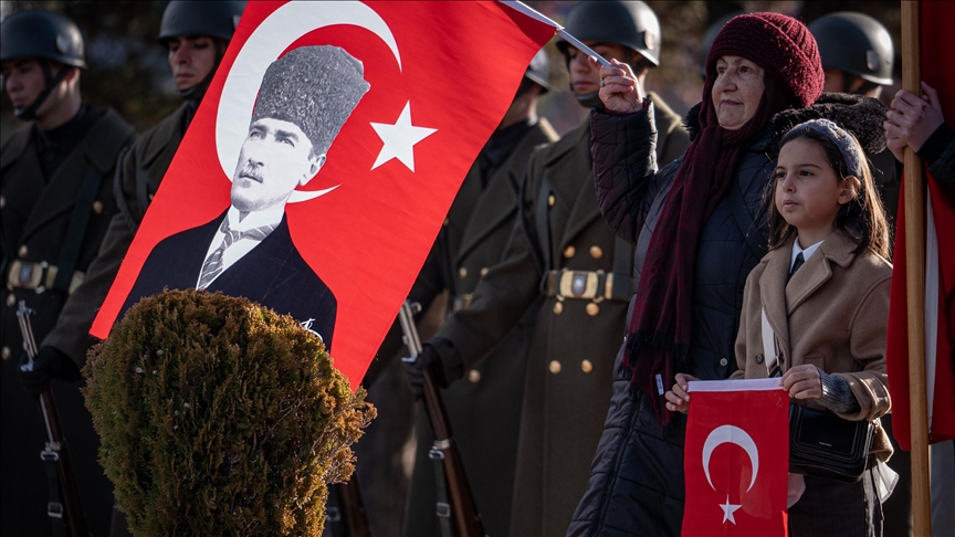 Büyük Önder Atatürk tüm yurtta törenlerle anılıyor..