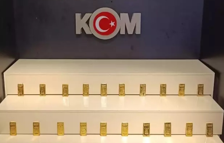 20 kilo Kaçak külçe altın ele geçirildi!