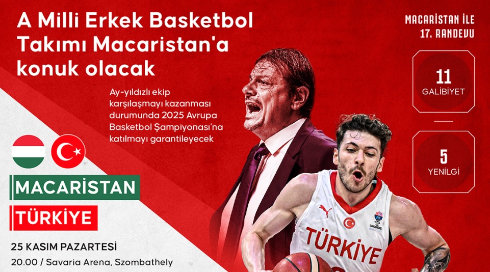 A Milli Basketbol Takımı 1041. maçına çıkacak!