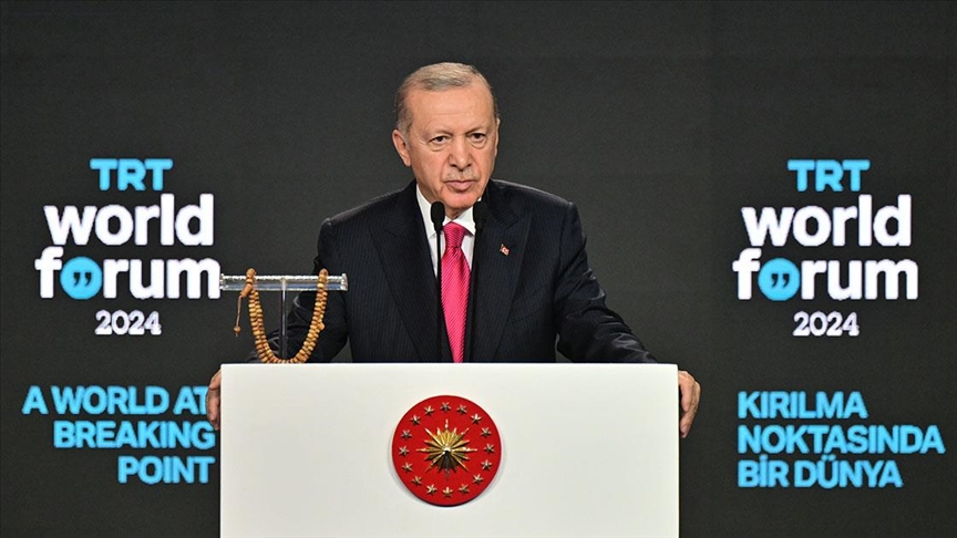 Cumhurbaşkanı Erdoğan: Gazze'de de sürdürülebilir ateşkes bir an önce tesis edilmelidir