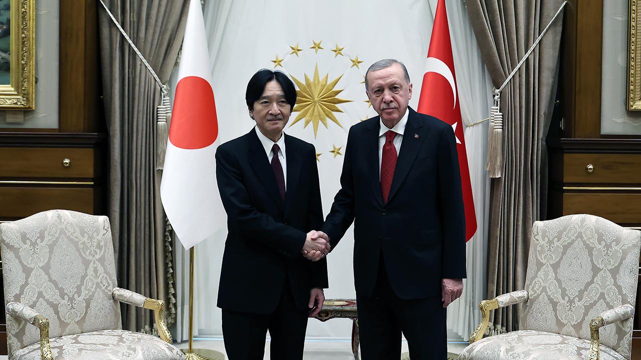 Cumhurbaşkanı Erdoğan, Japonya Veliaht Prensi Fumihito ile görüştü