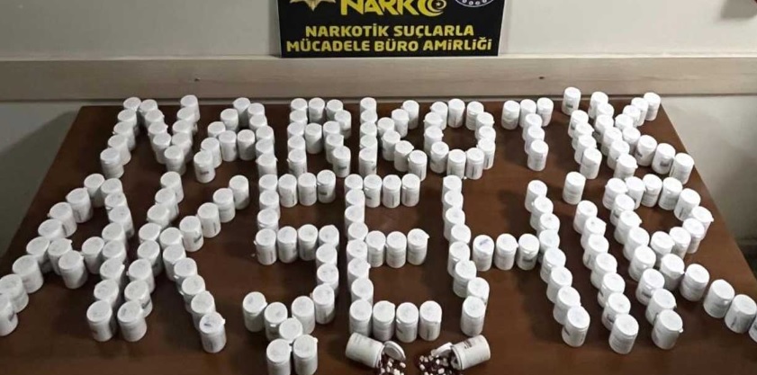 Akşehir'de 1 milyon 200 bin TL değerinde uyuşturucu hap ele geçirildi!