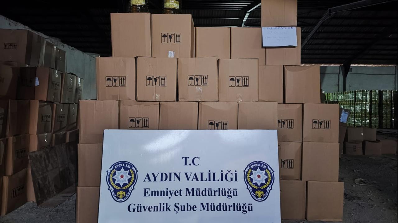 Aydın'da 2 bin 700 litre tağşişli yağ ele geçirildi!