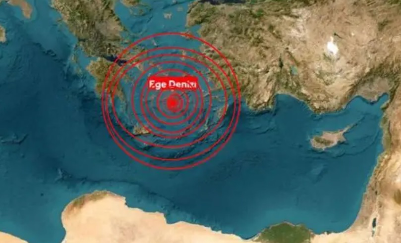 Ege Denizi'nde art arda depremler