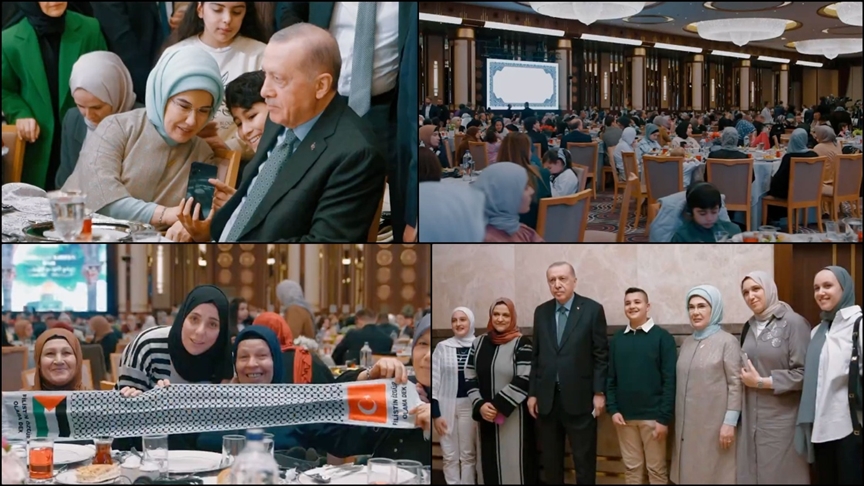 Emine Erdoğan, "Filistinlilerle Kardeşlik İftarı"na ilişkin video paylaştı