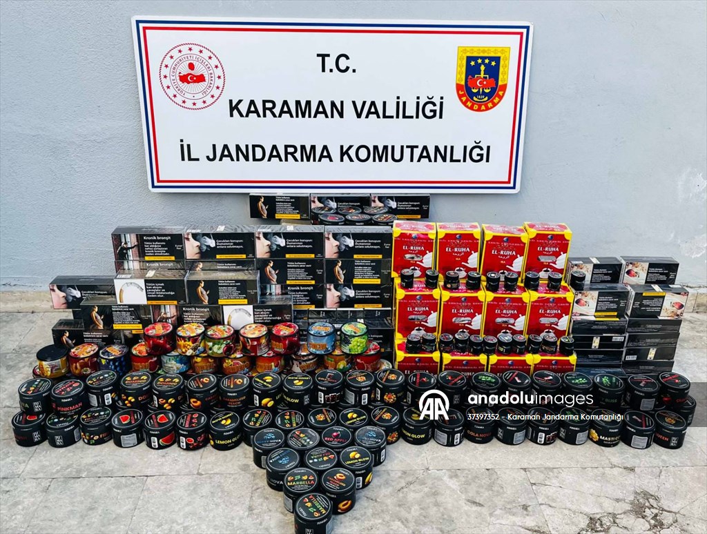 Karaman'da kaçakçılık operasyonunda 4 şüpheli yakalandı