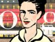 Googledan Simone de Beauvoir doodleı