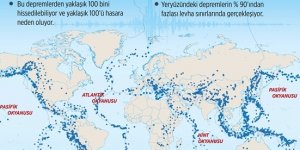 Her yıl yaklaşık 500 bin deprem meydana geliyor