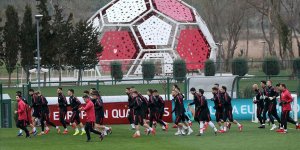 A Milli Futbol Takımı hazırlıklarını sürdürdü