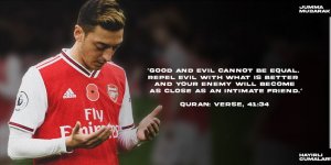 Mesut Özil'den İslam karşıtlığını iyilikle etkisiz hale getirme çağrısı