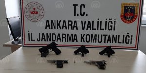 Başkent Ankara'da kaçak silah ticareti yapmakla suçlanan 1 kişi gözaltına alındı