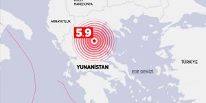 Yunanistan'ın Larissa kentinde 5,9 büyüklüğünde deprem