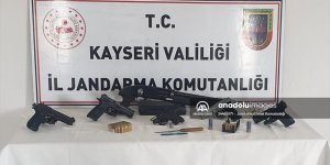 Kayseri'de silah kaçakçılığı operasyonunda 9 kişi yakalandı