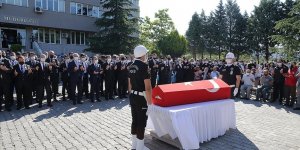 Muğla'da silahlı saldırıda şehit olan polis için tören düzenlendi