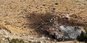 Kahramanmaraş'ta düşen yangın söndürme uçağının enkazında olay yeri inceleme çalışmaları tamamlandı