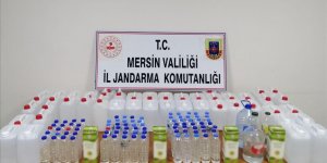 Mersin'de 66 litre sahte içki ve 190 litre etil alkol ele geçirildi