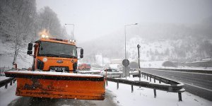 Bolu Dağı'nda kar etkisini artırıyor