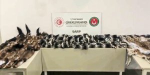 Kapıkule ve Sarp sınır kapılarındaki operasyonlarda kaçak kürk ve post ele geçirildi