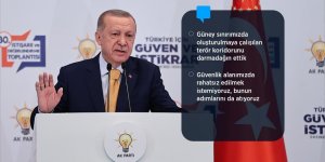 Erdoğan: Güney sınırlarımızdaki güvenlik hattımızın eksiklerini yeni harekatlarla tamamlayacağız