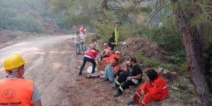 Türk Kızılay'dan Marmaris'teki orman yangınına müdahale eden ekiplere destek