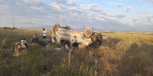 Nevşehir'de tarlaya devrilen araçtaki 1 kişi öldü, 4 kişi yaralandı