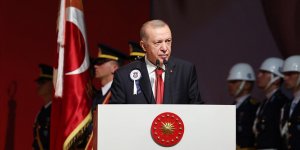 Erdoğan: Ege'de tacizleri ve terbiyesizlikleriyle huzursuzluk çıkartanlar sadece maşa