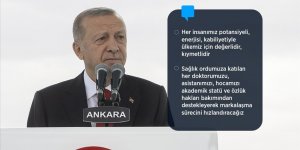 Cumhurbaşkanı Erdoğan: Her şehir hastanemizi ulusal ve uluslararası düzeyde birer marka haline getireceğiz