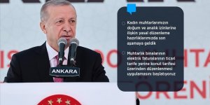 Erdoğan: Muhtarlarımızın görev başında bulunamadıkları zamanlarda ödenekleri kesilmeyecek