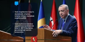 Erdoğan: Güvenlik kaygılarımızın giderilmesine destek olan bir İsveç görmek istiyoruz