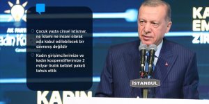 Erdoğan: Kredibilitesi yüksek firmalarımıza en az yüzde 75 oranında Hazine destekli kefalet sağlıyoruz