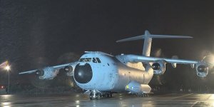 MSB: Ukrayna'dan gelen A400M uçakları Kayseri'ye indi