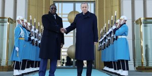 Cumhurbaşkanı Erdoğan, Senegal Cumhurbaşkanı Sall ile bir araya geldi