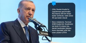 Cumhurbaşkanı Erdoğan'dan çiftçilere 3 ayrı kredi müjdesi