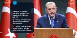 Cumhurbaşkanı Erdoğan: 14 Mayıs 2023'ün her bakımdan seçim için en uygun tarih olduğunu gördük